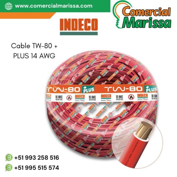 Cable TW-80 + PLUS 14 AWG