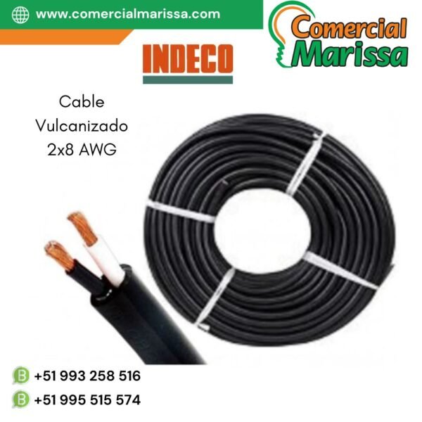 Cable Vulcanizado 2x8 AWG