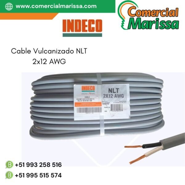 Cable Vulcanizado NLT 2x12 AWG