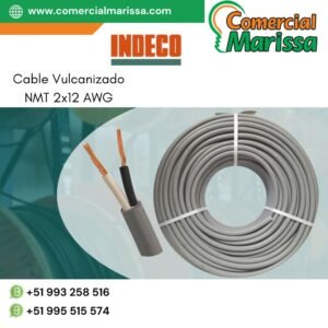 Cable Vulcanizado NMT 2x12 AWG