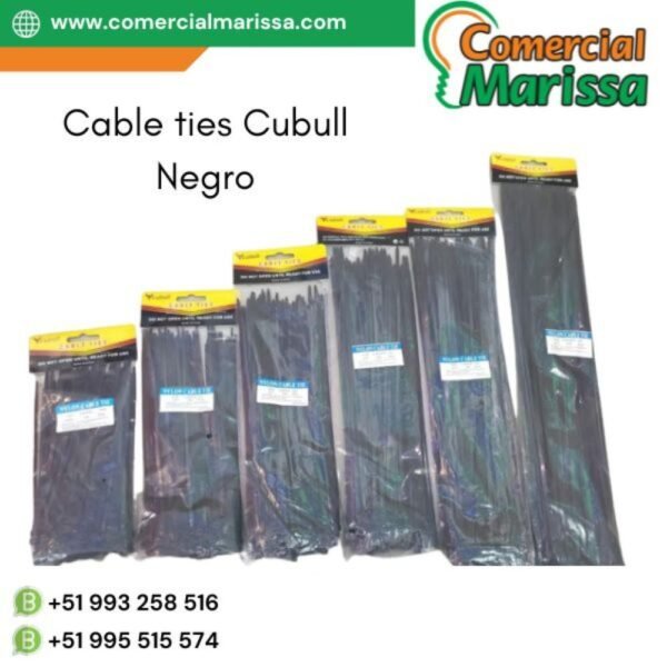 Cable ties Cubull Negro