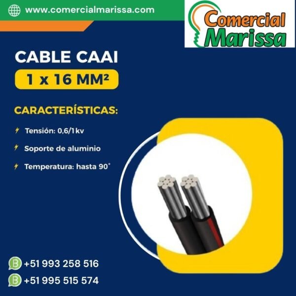 Cable CAAI 2x25MM2